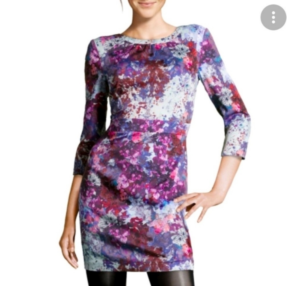 H&M Floral Multicolor Bodycon Dress